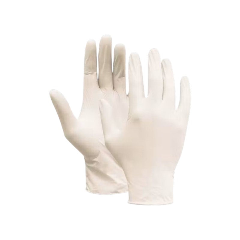 Gant latex non poudré - 5,6gr - Blanc - L - 100 pièces